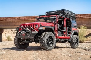 Jeep Wrangler JL Doors - Front + Rear - Dee Zee - Hex Series - Black - `19-`23